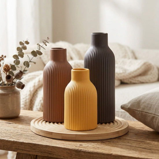 Porcelain Vase Set 3 Pcs